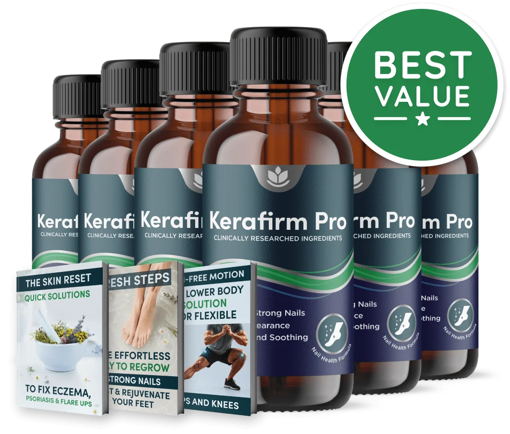 KeraFirm Pro 3+3 bottle best value package with bonuses